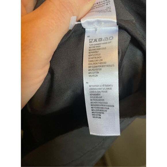 Amuse Society X Revolve Ginger Woven Trench Jacket Black Belted size M NWT - Picture 16 of 16